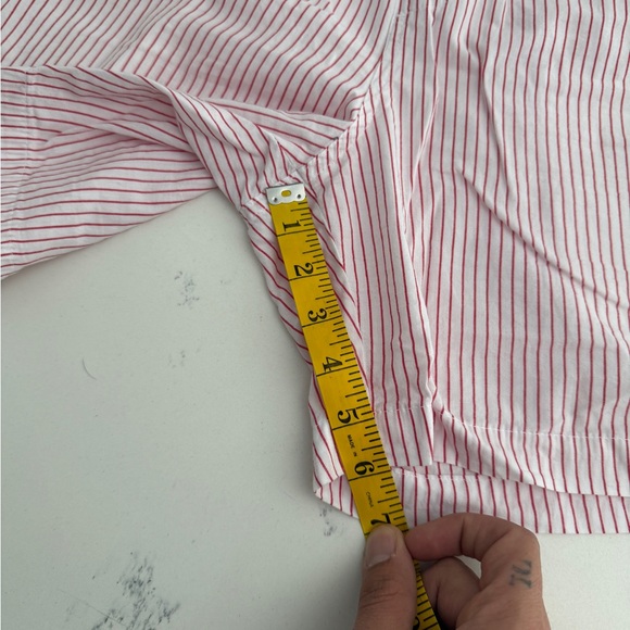 Striped Red and White Shorts - Picture 4 of 7